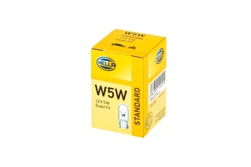 Bec incandescent HELLA Standard W5W 12V 8GP 003 594-121
