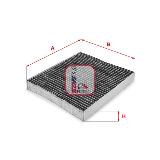 SOFIMA S 4114 CA Filtru, aer habitaclu echivalenta CUK 2645