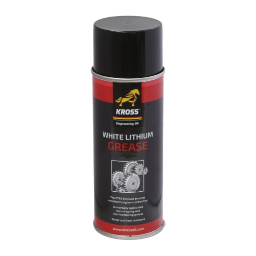 Spray vaselina alba pe baza de litiu Kross - 400 ml