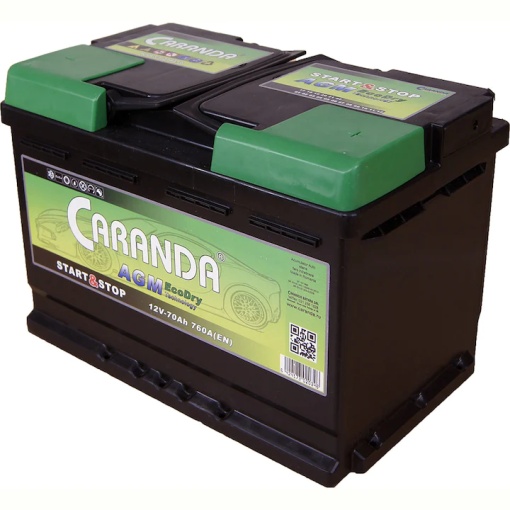 Caranda Start Stop Agm 70Ah 12V