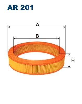 FILTRON AR 201 Filtru aer echivalenta C 2852/2