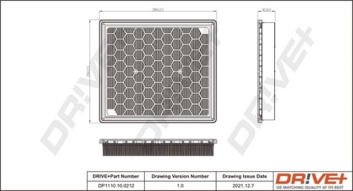 Filtru aer Dr!ve+ DP1110.10.0212