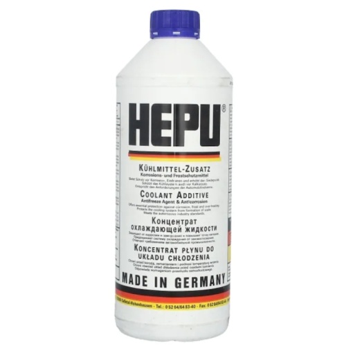 Antigel concentrat Hepu G11, Albastru, 1.5L