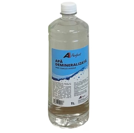 Apa demineralizata AI PERFECT, volum recipient 1 litru