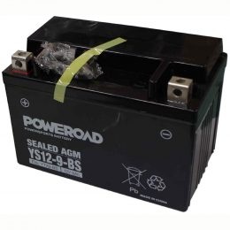 Baterie moto sigilata 12V 9Ah, Yucell YS12-9-BS, cod YUASA echivalent YTX9-BS