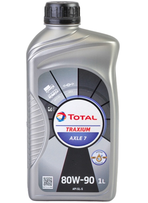Ulei pentru diferential TOTAL TRAXIUM AXLE 7 214086 80W90, volum 1 litru, mineral