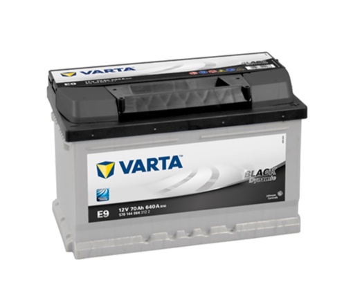 VARTA Black Dynamic 12V 70Ah 640A - Borna Normala (dreapta +)
