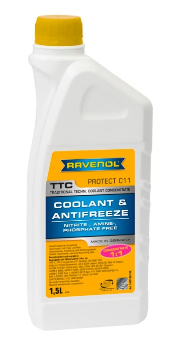 Antigel galben concentrat Ravenol TTC - 1,5 Litri