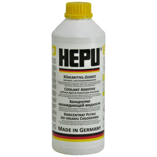 Antigel concentrat Hepu G11 galben 1.5 litri