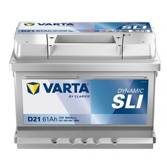 Baterii auto Varta Dynamic SLI D21 12V 61AH 600Aen 561400060 K262