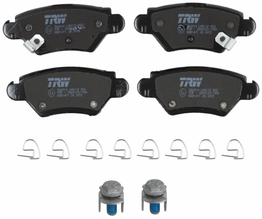 TRW COTEC GDB1471 Placute de frana