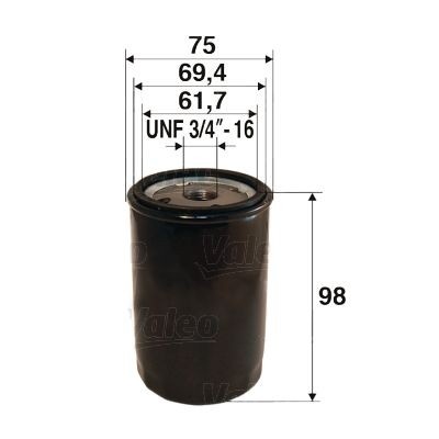 VALEO 586086 Filtru ulei echivalenta W712/54