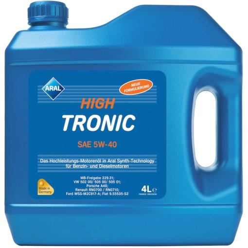 Aral High Tronic, 5W40, 4L