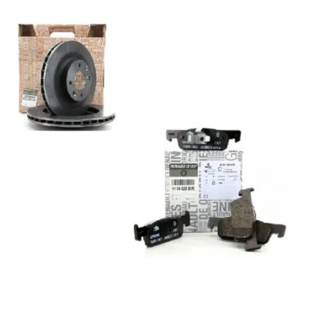 Pachet revizie frane Dacia Logan II 2013-2017, discuri ventilate si placute originale Renault (402065054R | 410602581R)