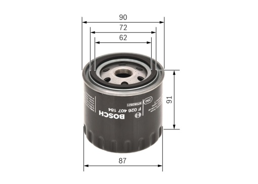 BOSCH F 026 407 184 Filtru ulei
