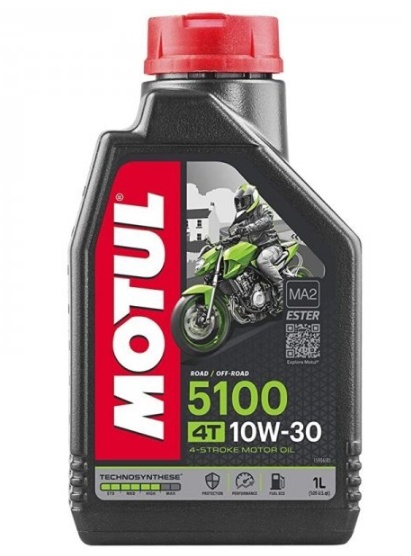 Ulei motor 4T MOTUL 5100 ESTER 10W30, volum 1 litru, semi sintetic