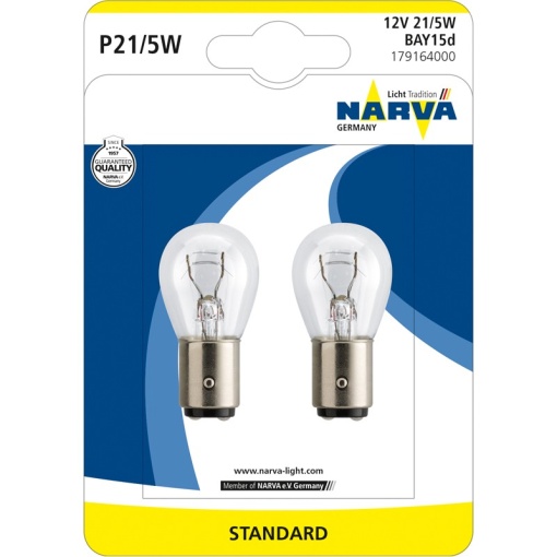 Becuri auto Narva P21/5W Standard, 12V, 21/5W