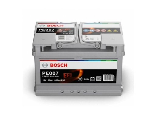 BOSCH POWER EFB START-STOP 12V 65Ah 650A - Borna Normala (dreapta +)