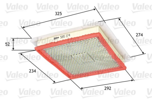 Filtru aer VALEO 585174 echivalenta C 30 130/2