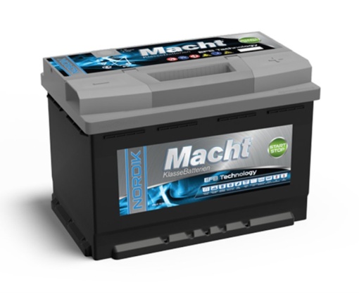 MACHT NORDIK EFB 12V 60Ah 560A - Borna Normala (dreapta +)