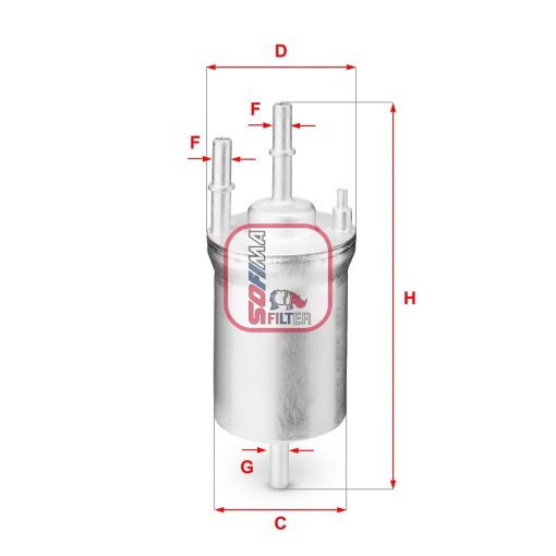 SOFIMA S 1833 B Filtru combustibil
