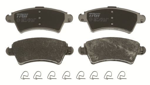 TRW COTEC GDB1501 Plăcuțe de frână potriviți pentru PEUGEOT 206