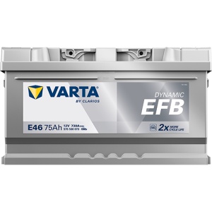 Acumulator Varta Dynamic EFB 75 Ah Start-Stop