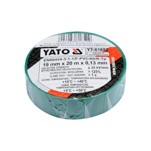 Banda izolatoare verde 19 mm x 20 m Yato YT-81652 - Img 2