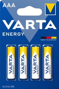 Baterie Varta Energy AAA 1.5V R3 • Set 4 buc
