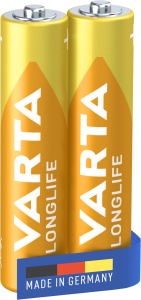 Baterie Varta LongLife AAA,LR03, MN2400; Blister 2 buc