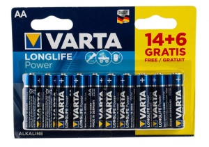 Baterie Varta LongLife Power AA Blister 20 (14+6)