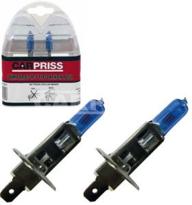 Bec Carpriss H1 12V 60/55W P14.5s Albastru Tip Xenon Set 2 buc