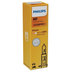 Bec Halogen Philips H1 Vision 12V 55W P14,5s