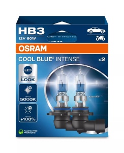Bec Osram Cool Blue Intense HB3 60W 12V P20d Set 2 buc