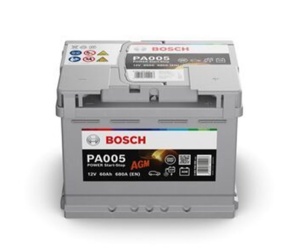 BOSCH Power AGM Line START-STOP 12V 60Ah 680A - Borna Normala (dreapta +)