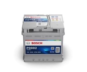 BOSCH Power Line 12V 52Ah 470A - Borna Normala (dreapta +)