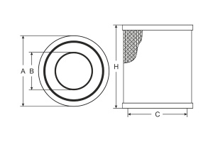 Filtru Aer SCT SB 2039, echivalenta C 1189 - Img 3