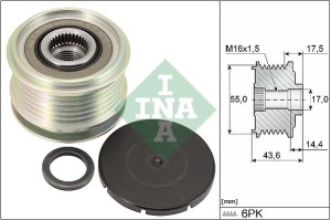INA 535 0105 10 Sistem roata libera, generator - Img 5