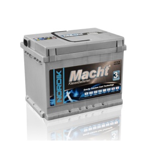 MACHT NORDIK 12V 63Ah 600A - Borna Normala (dreapta +)