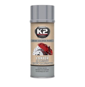 Spray vopsea etriere frana K2 BRAKE CALIPER PAINT L346SR, argintiu, 400 ml
