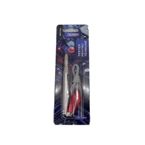 Tester pt tensiune 6-24V, mic, carcasa argintie