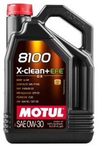 Ulei motor turisme Motul 8100 X-Clean+ EFE 0W30 5L
