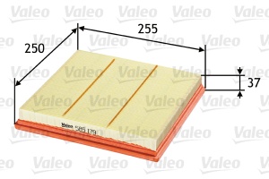 VALEO 585 179, Filtru aer echivalenta C 26 206 - Img 2