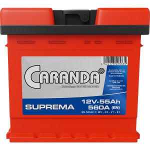 Baterie auto 12V 55Ah 560A – CARANDA SUPREMA - Img 1