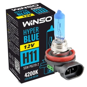 Bec Halogen Winso Hyper Blue H11 - 12V, 55W PGJ19-2 4200K