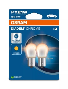Bec Osram Diadem Chrome PY21W Set 2 buc