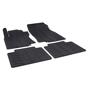 Covorase cauciuc Nissan Xtrail 2014- culoare Negru, presuri Gledring, 4 buc.