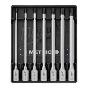 Set 7 chei tubulare lungi Milwaukee cu bit HEX 3/8