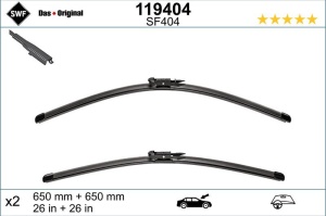 Set lamela stergator SWF Wiper FB OE LHD 650/650 mm