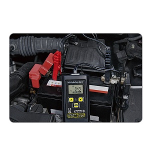 Tester baterii auto 12V cu display digital TOPTUL EAAD0112, cabluri 0.85 m, masurare voltaj, voltaj pornire motor, voltaj incarcare - Img 3